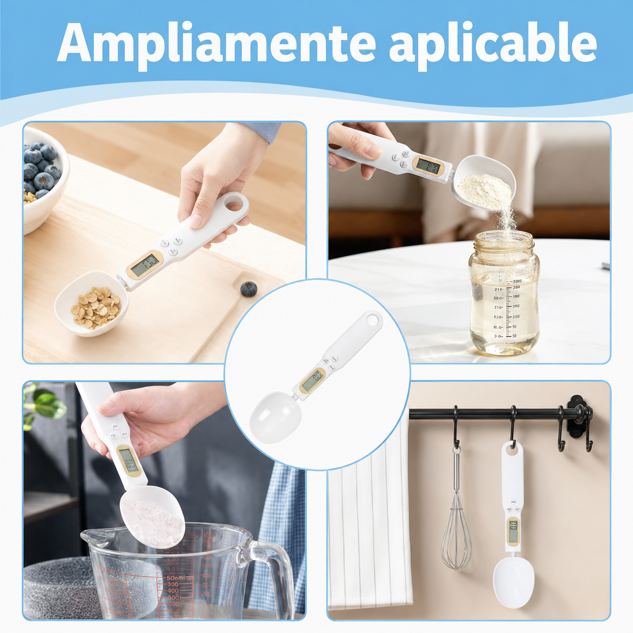 Cuchara inteligente con bascula digital