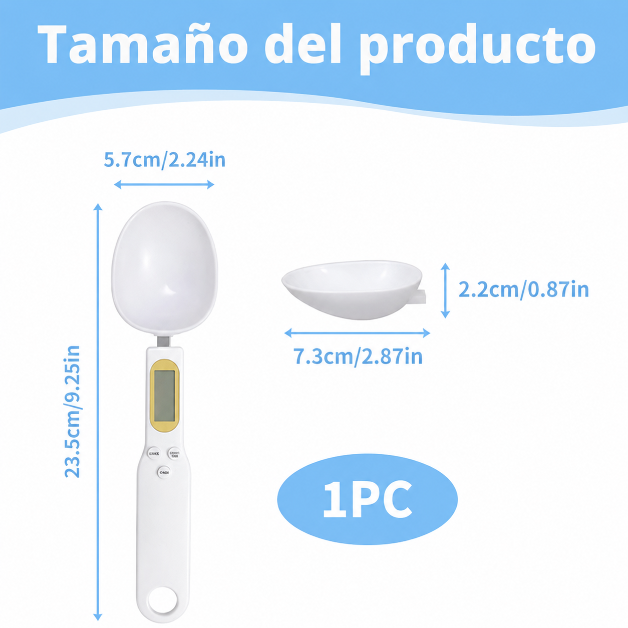 Cuchara inteligente con bascula digital